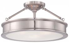 Minka-Lavery 4177-84 - 3 LIGHT SEMI FLUSH MOUNT