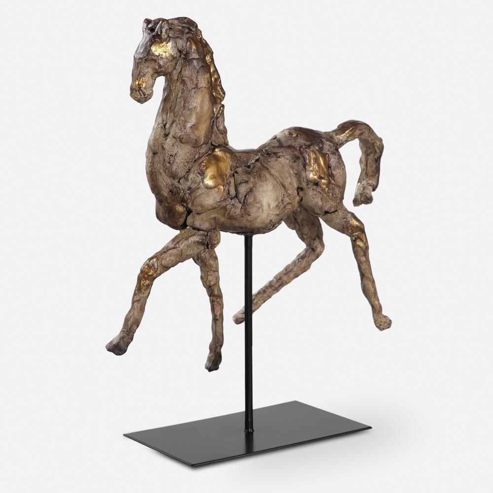 Uttermost Caballo Dorado Sculpture