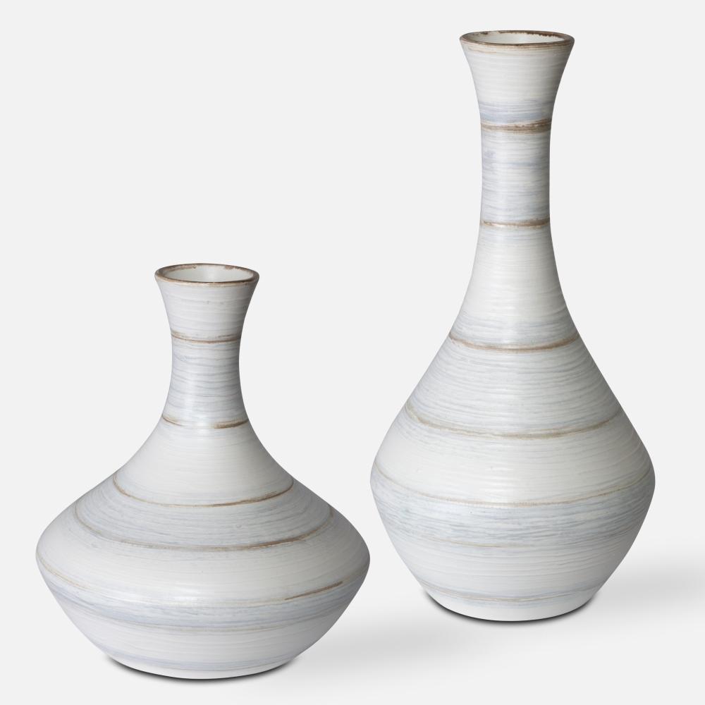 Uttermost Potter Vases, S/2