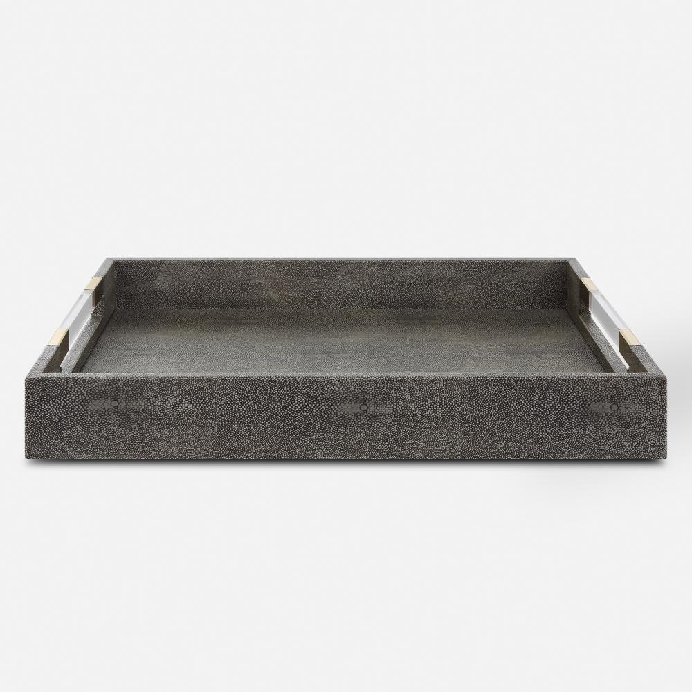 Uttermost Wessex Tray, Gray