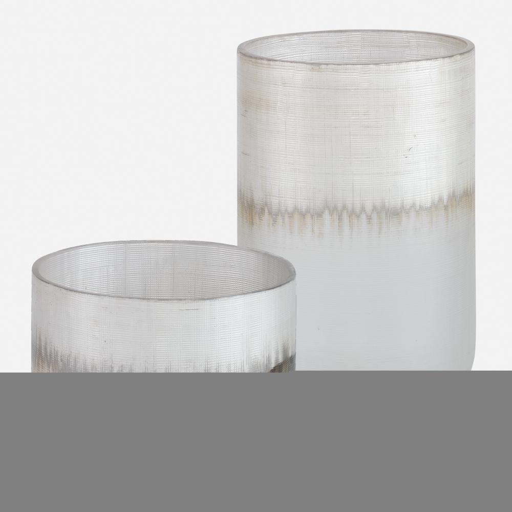 Uttermost Frost Vases, S/2