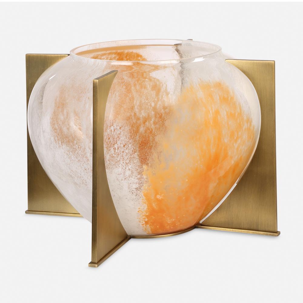 Uttermost Amber Swirl, Vase