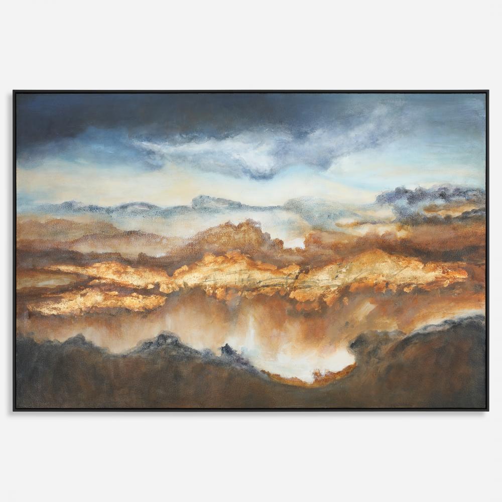 Uttermost Valley Of Light Hand Painted Canvas