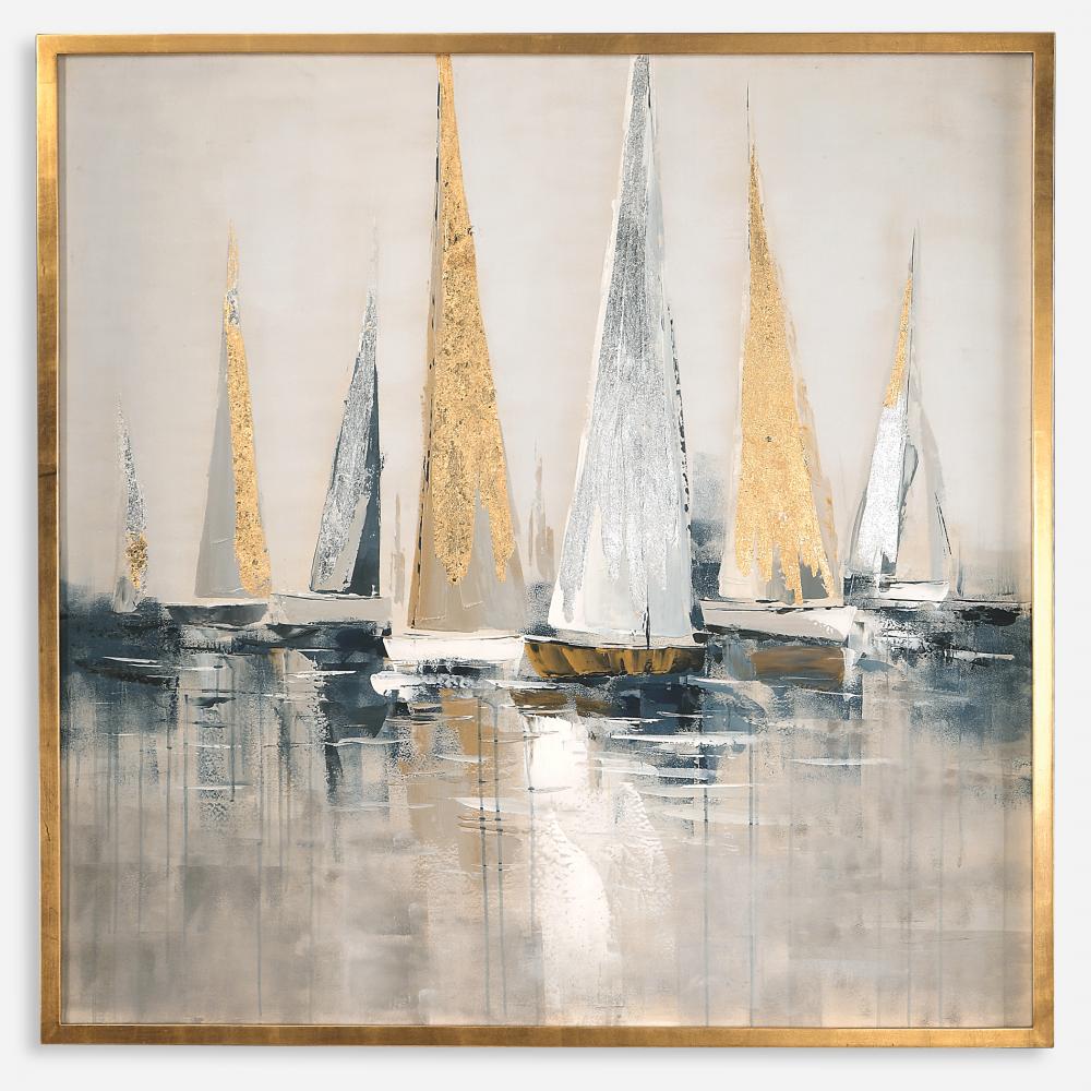 Uttermost Regatta Hand Painted Canvas