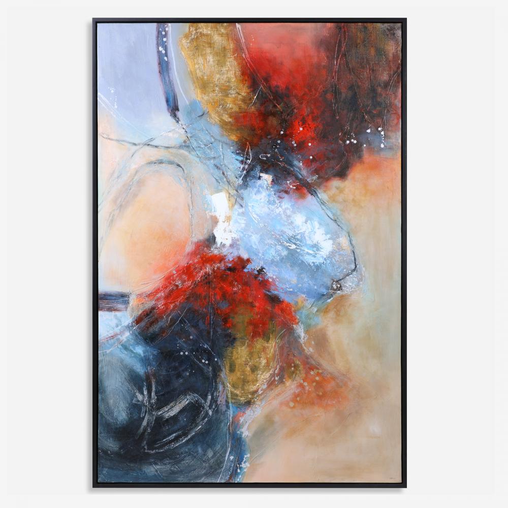 Uttermost Summer Sunset Hand Painted Canvas