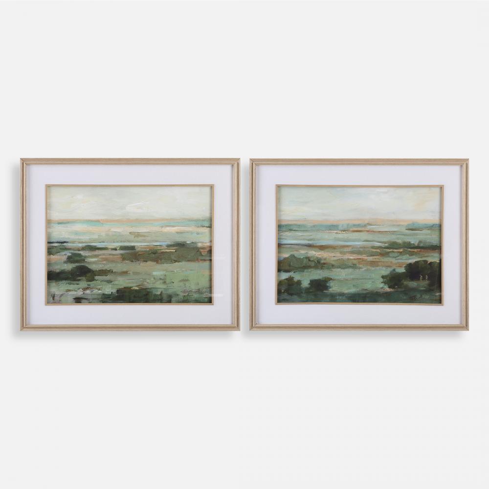 Uttermost Warm Valley Framed Prints, S/2
