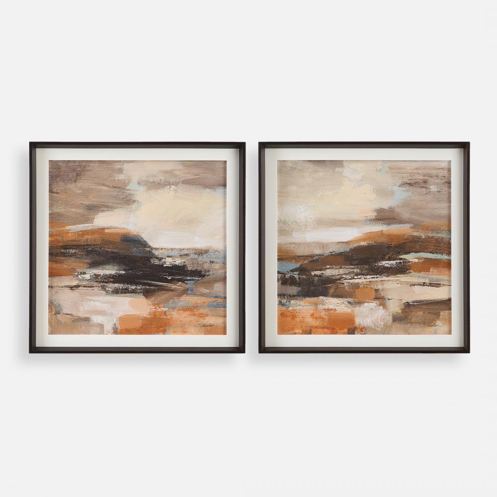 Uttermost Cinnamon Shore Framed Prints, S/2