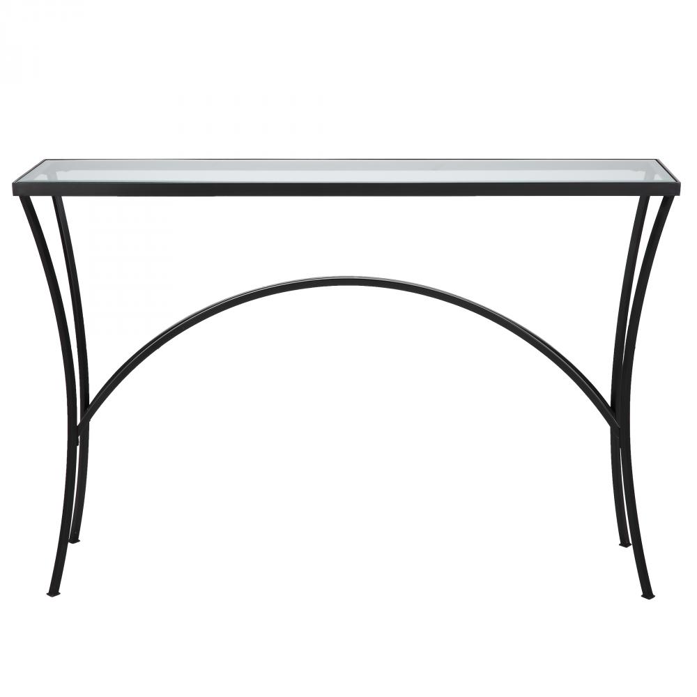 Uttermost Alayna Console Table, Black
