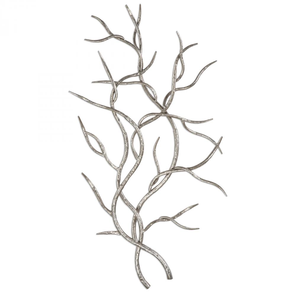 Uttermost Silver Branches Metal Wall Decor, S/2