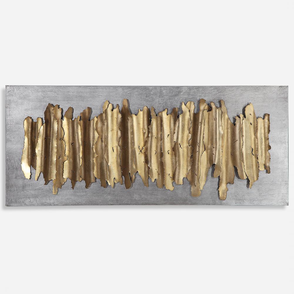 Uttermost Lev Metal Wall Decor, Silver