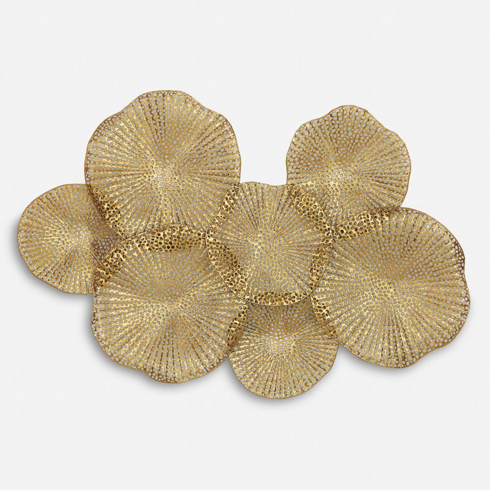 Uttermost Ripley Metal Wall Decor, Gold