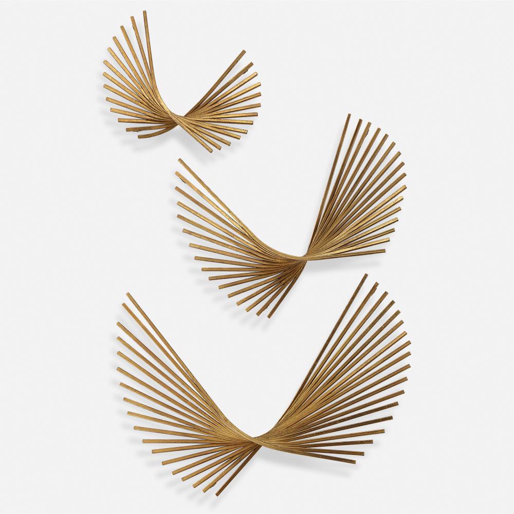Uttermost Coreograph Metal Wall Decor, S/3