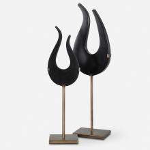 Uttermost 18136 - Uttermost Black Flame, Sculptures, S/2