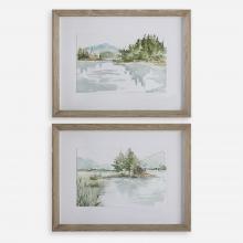 Uttermost 32288 - Uttermost Serene Lake Framed Prints, S/2