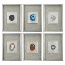 Uttermost 14555 - Uttermost Agate Stone Silver Shadow Box, S/6