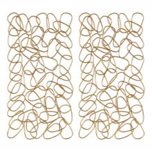 Uttermost 04124 - Uttermost In the Loop Metal Wall Panels, S/2