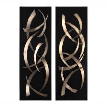 Uttermost 04139 - Uttermost Brushstrokes Metal Wall Panels, S/2