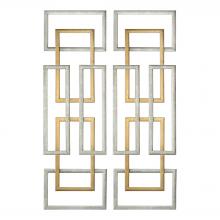 Uttermost 04145 - Uttermost Aerin Metal Wall Panels, S/2