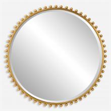 Uttermost 09777 - Uttermost Taza Round Mirror, Gold