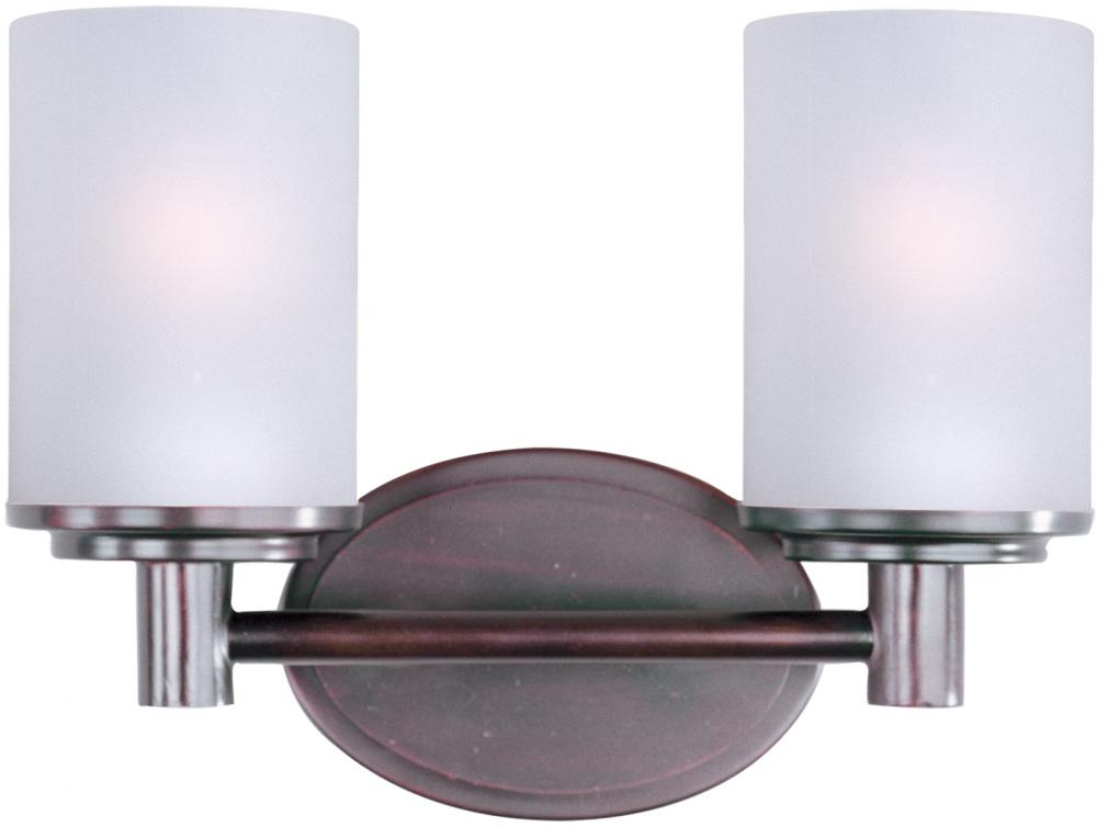 Cylinder 2-Light Bath Vanity