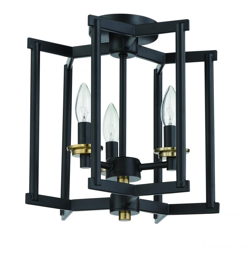 3 Light Convertible Semiflush