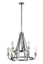Craftmade 50329-FBBNK - 9 Light Chandelier