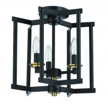 Craftmade 56953-FBSB - 3 Light Convertible Semiflush