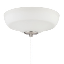 Craftmade LKE303WF-LED - White Frost Glass w/2x9w LED, w/4 Finials