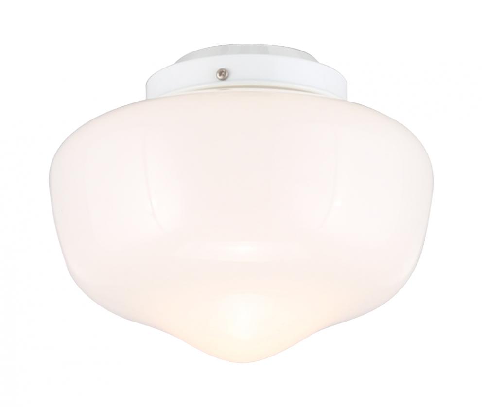 White Outdoor Schoolhouse Light Kit LED