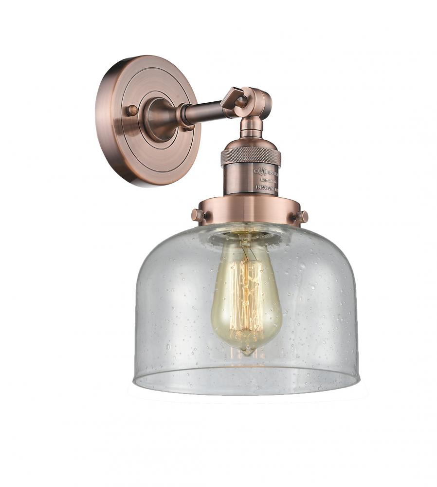 Bell - 1 Light - 8 inch - Antique Copper - Adjustable Sconce