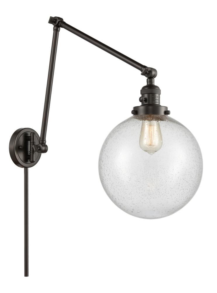 Beacon - 1 Light - 10 inch - Oil Rubbed Bronze -Adjustable Swing Arm