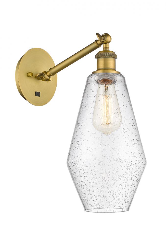 Cindyrella - 1 Light - 7 inch - Brushed Brass - Adjustable Sconce