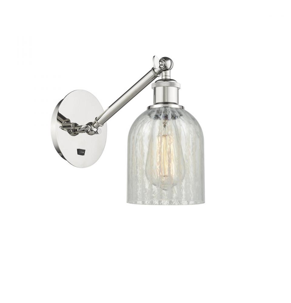 Caledonia - 1 Light - 5 inch - Polished Nickel - Adjustable Sconce