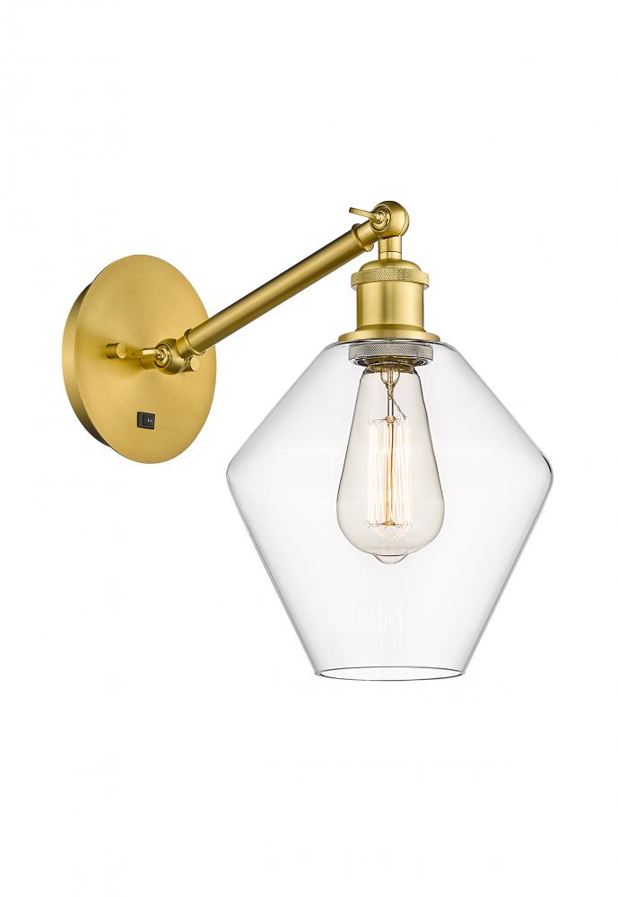 Cindyrella - 1 Light - 8 inch - Satin Gold - Adjustable Sconce