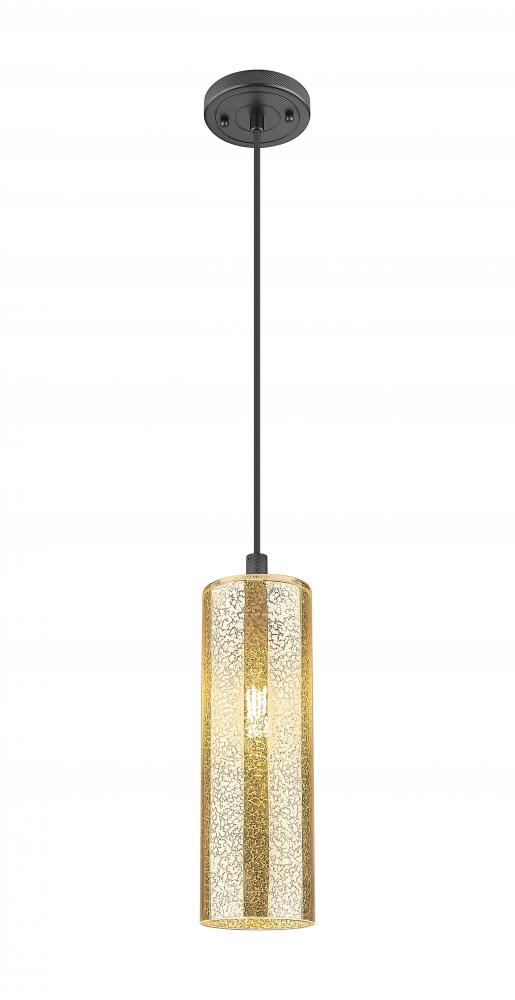Crown Point - 1 Light - 5 inch - Matte Black - Pendant