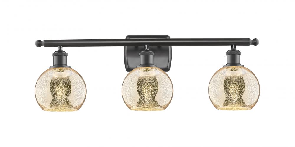 Athens - 3 Light - 26 inch - Oil Rubbed Bronze - Bath Vanity Light