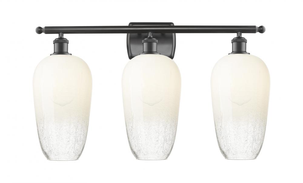 Brookhaven Flute - 3 Light - 27 inch - Oil Rubbed Bronze - Bath Vanity Light