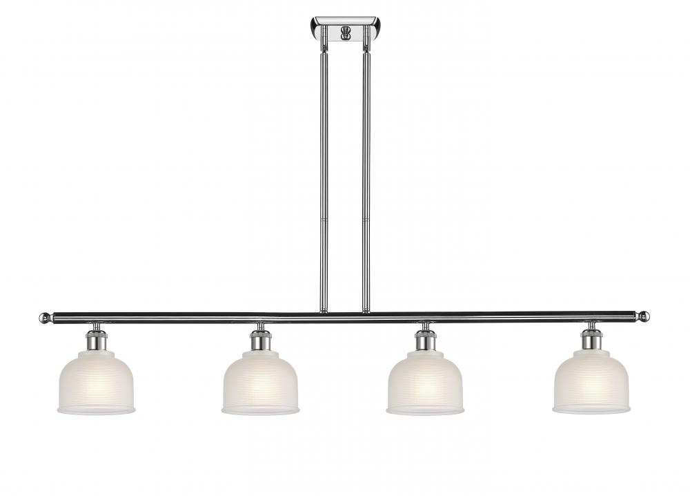 Dayton - 4 Light - 48 inch - Polished Chrome - Cord hung - Island Light
