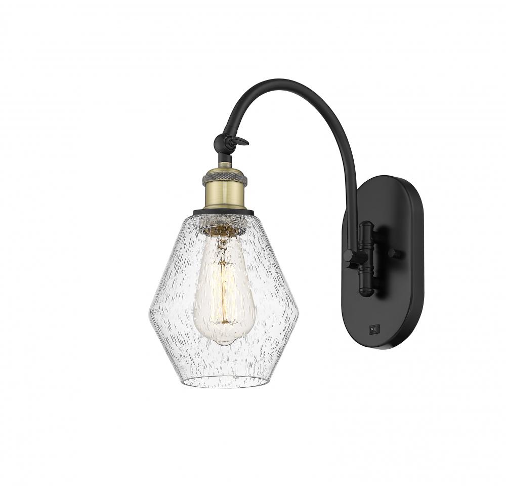 Cindyrella - 1 Light - 6 inch - Black Antique Brass - Adjustable Swing Arm
