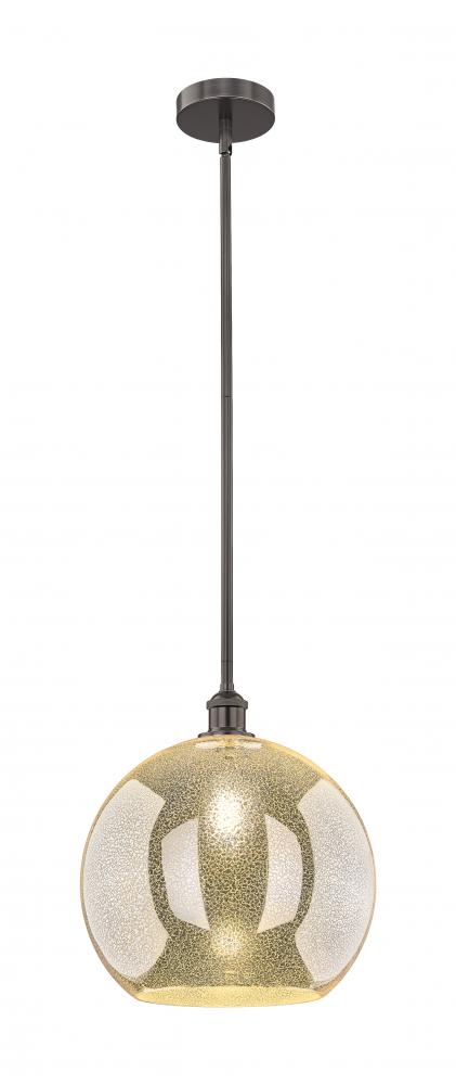 Athens - 1 Light - 14 inch - Oil Rubbed Bronze - Cord hung - Pendant