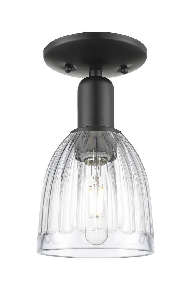 Brookfield - 1 Light - 6 inch - Champagne Bronze - Semi-Flush Mount