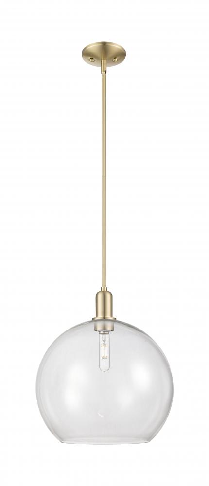 Athens - 1 Light - 14 inch - Champagne Bronze - Stem hung - Mini Pendant