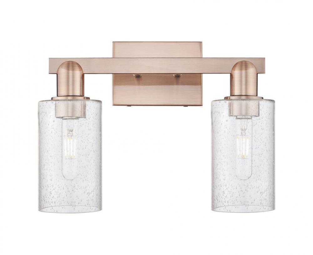 Clymer - 2 Light - 15 inch - Antique Copper - Bath Vanity Light