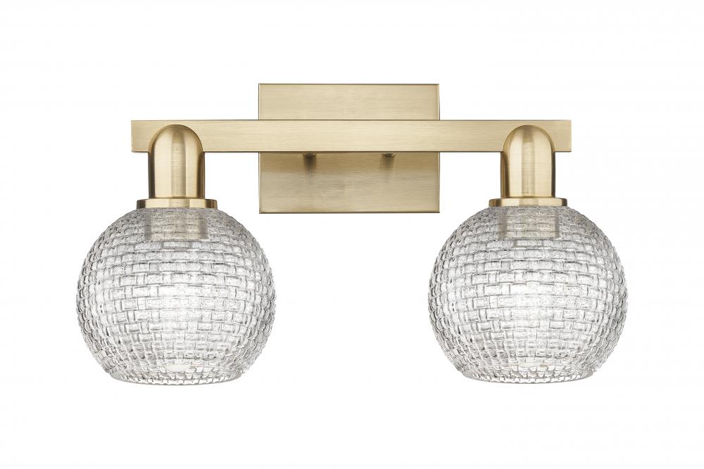 Athens - 2 Light - 17 inch - Champagne Bronze - Bath Vanity Light