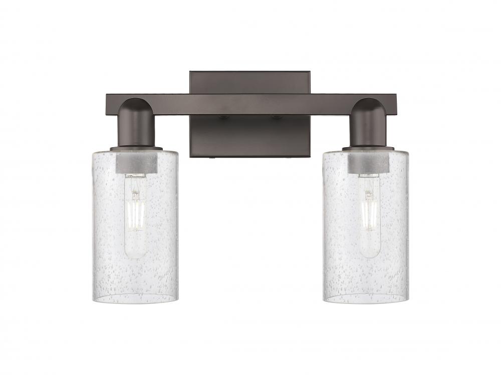 Clymer - 2 Light - 15 inch - Oil Rubbed Bronze - Bath Vanity Light