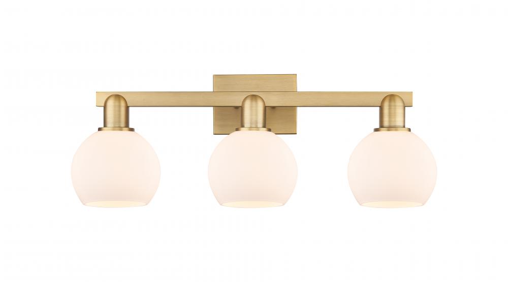 Athens - 3 Light - 25 inch - Brushed Brass - Bath Vanity Light