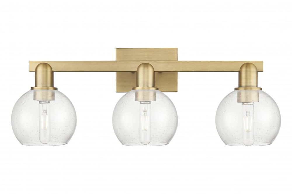 Athens - 3 Light - 25 inch - Brushed Brass - Bath Vanity Light
