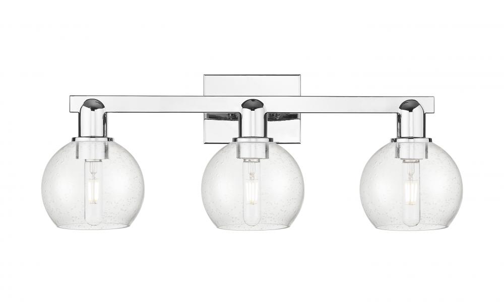 Athens - 3 Light - 25 inch - Polished Chrome - Bath Vanity Light