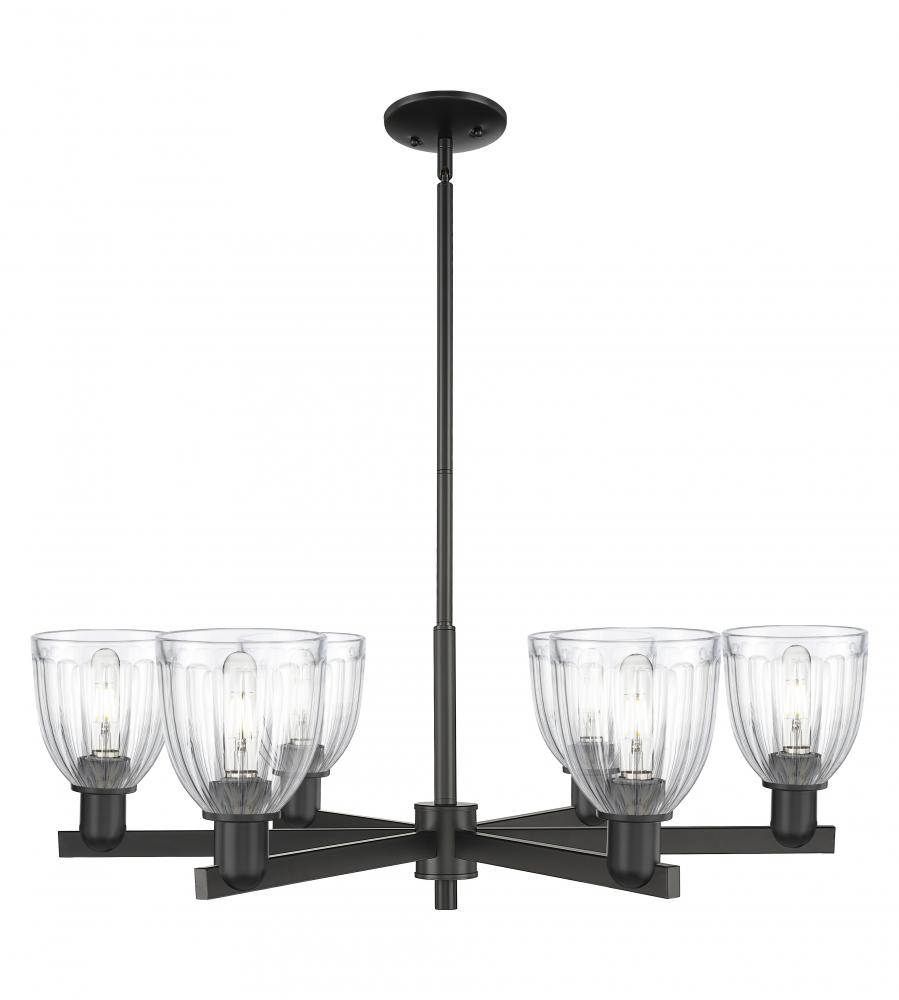 Brookfield - 6 Light - 36 inch - Antique Copper - Stem hung - Chandelier