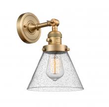 Innovations Lighting 203SW-BB-G44 - Cone - 1 Light - 8 inch - Brushed Brass - Adjustable Sconce